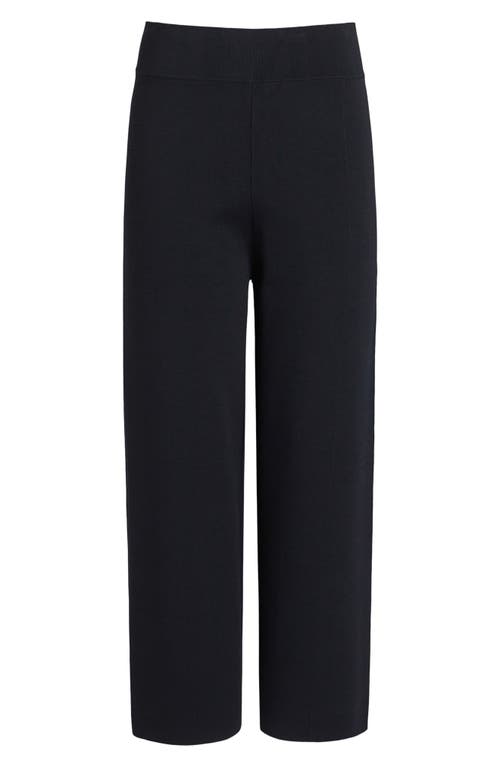 Shop Marina Rinaldi Quirite Knit Ankle Pants In Midnight Blue