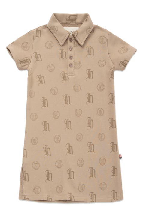 Kids' Piqué Shirtdress (Big Kid)