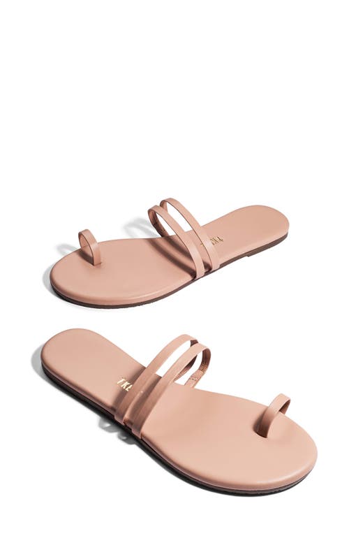 Tkees Leah Toe Loop Sandal In Buff