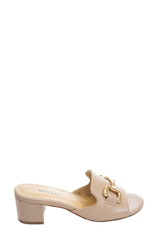 Vaneli Oksana Block Heel Sandal In Light Taupe