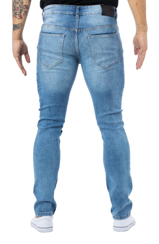 Shop X-ray Xray Skinny-fit Stretch Jeans In Light Wash