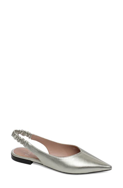 Diana Slingback Pointed Toe Flat (Women)