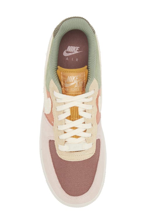 Shop Nike Air Force 1 '07 Lx Sneaker In Oil Green/pale Ivory/terra