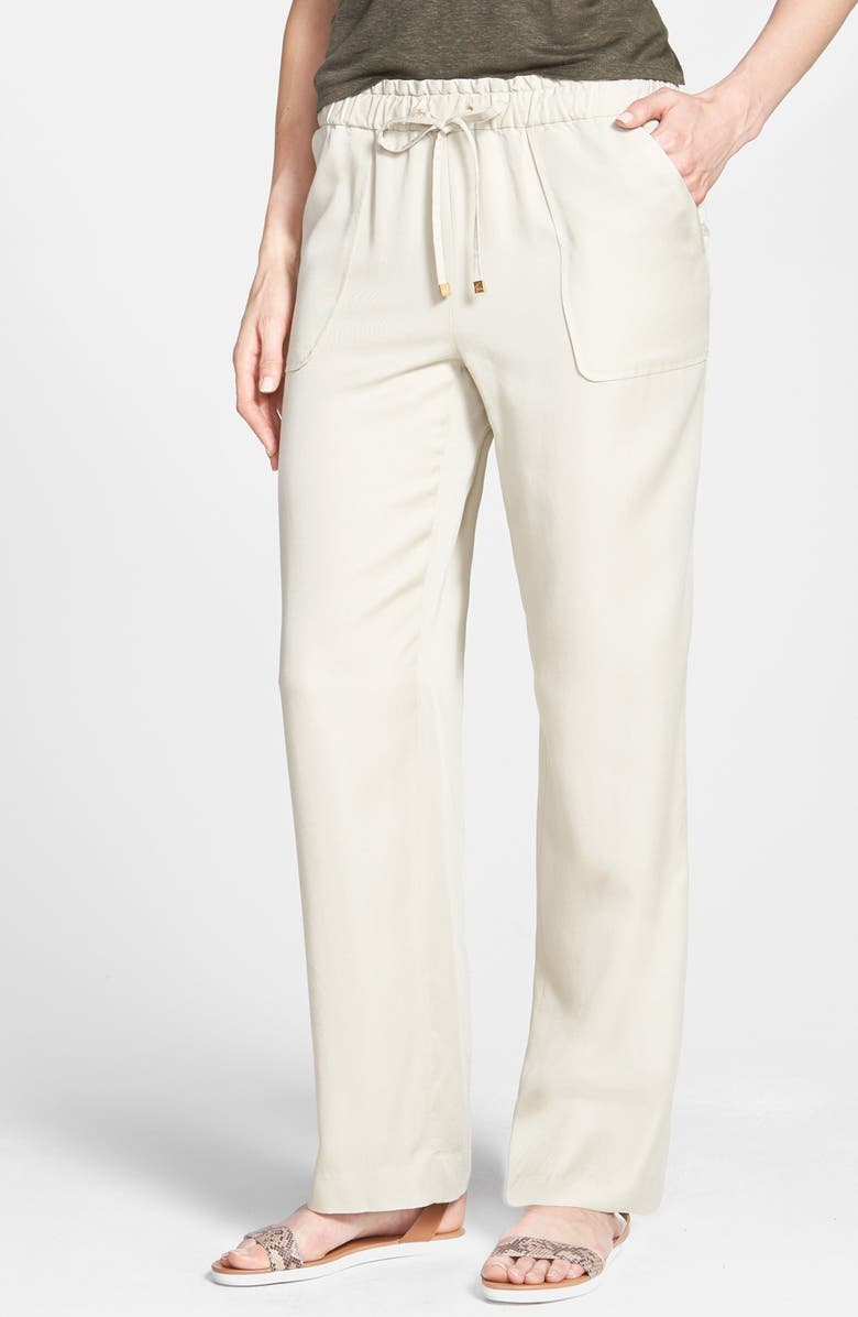 Two by Vince Camuto Drawstring Waist Cuff Tencel® Pants | Nordstrom