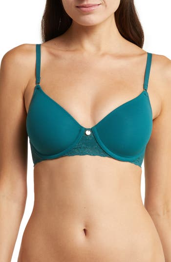 Natori Women's Bliss Perfection Contour Soft Cup Bra, Sunset Coral, 32C :  : Clothing, Shoes & Accessories