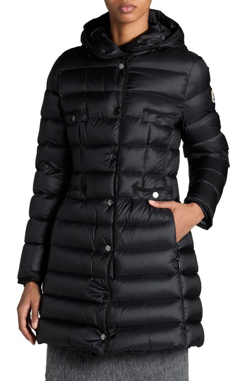 MONCLER MONCLER GIE WATER RESISTANT DOWN LONG COAT 