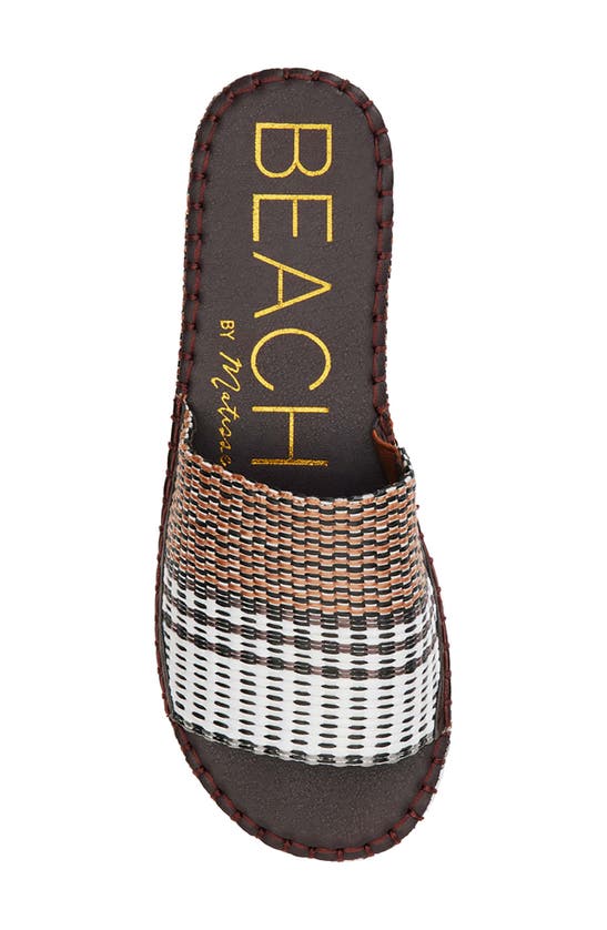 Shop Coconuts By Matisse Del Mar Platform Slide Sandal In Brown Multi