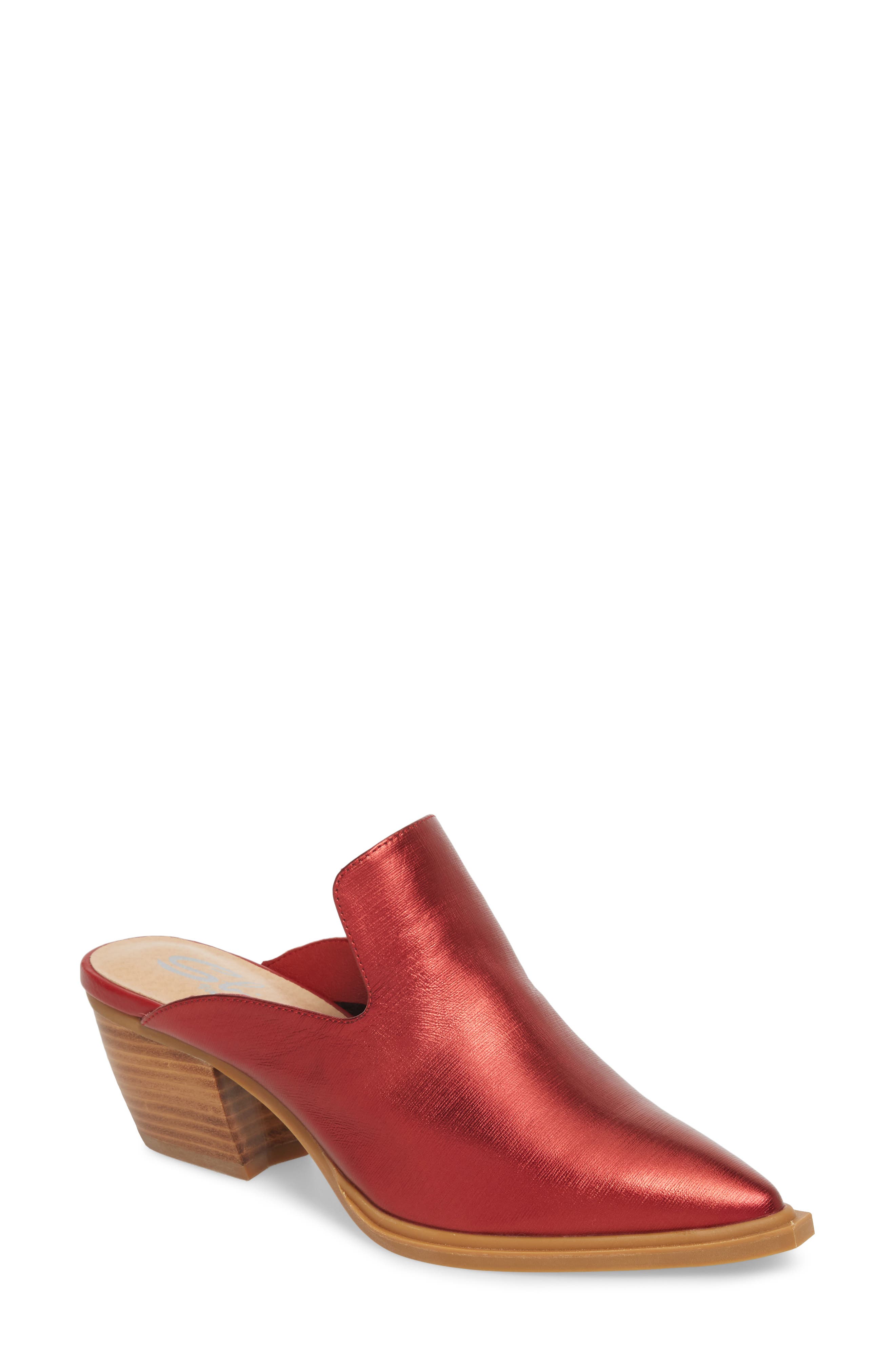 Sbicca Louisa Loafer Mule, Red