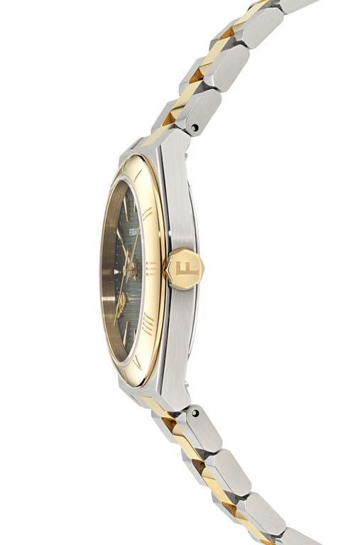 Ferragamo Vega Upper East Bracelet Watch In Two Tone