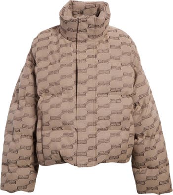 Balenciaga BB Monogram Puffer Coat