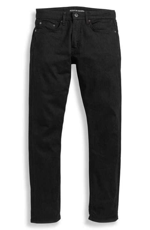 Rodd & Gunn Longburn Black Straight Leg Jeans In Nero