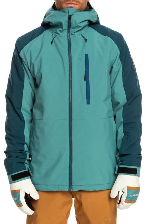 Mission Colorblock Waterproof Jacket in Brittany Blue