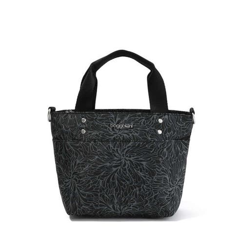 Baggallini Mini Carryall Tote In Midnight Blossom