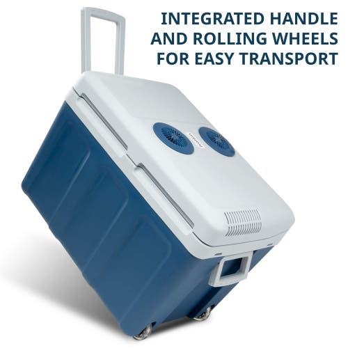Shop Ivation Electric Cooler & Warmer In Blue