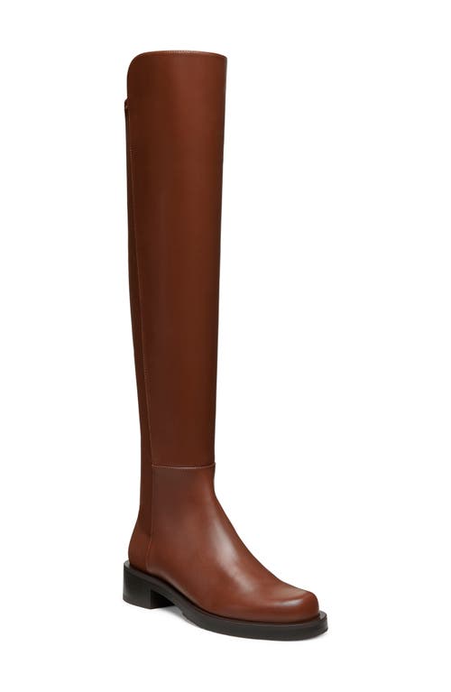 Stuart Weitzman 5050 Bold Over The Knee Boot In Deep Coffee