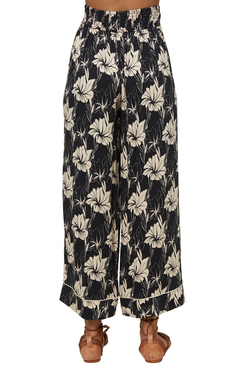 O'Neill Typhoon Floral Print Wide Leg Pants, Alternate, color, 