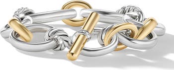 Elegant Two-Tone Chain Bracelet