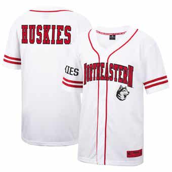 Colosseum Men's Black Louisville Cardinals Free Spirited Mesh Button-Up  Baseball Jersey
