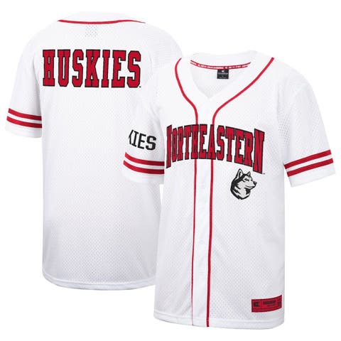 Men's Colosseum White Louisville Cardinals Free Spirited Mesh Button-Up  Baseball Jersey