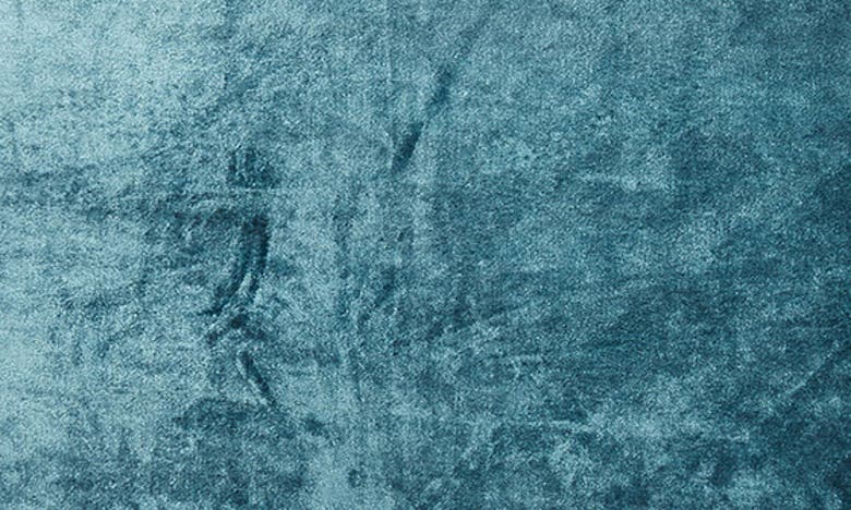 Nordstrom At Home Shimmer Velvet Sham In Teal Gazer