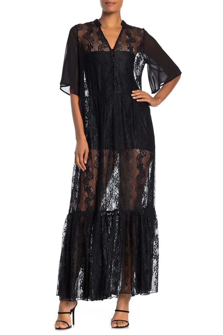 TOV | V-Neck Lace Maxi Dress | Nordstrom Rack