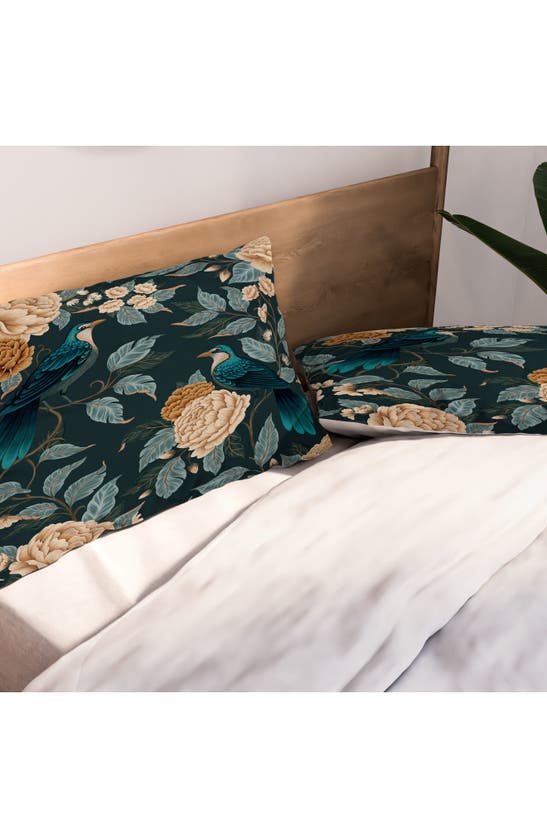 Deny Designs Duvet Cover & Shams Set In Black