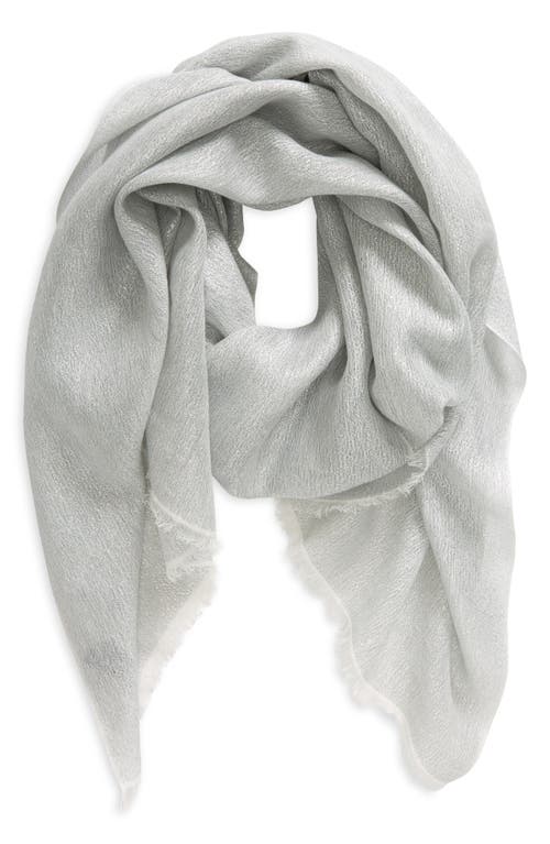 The Summer Cosmos Cashmere Blend Scarf in Dolphin