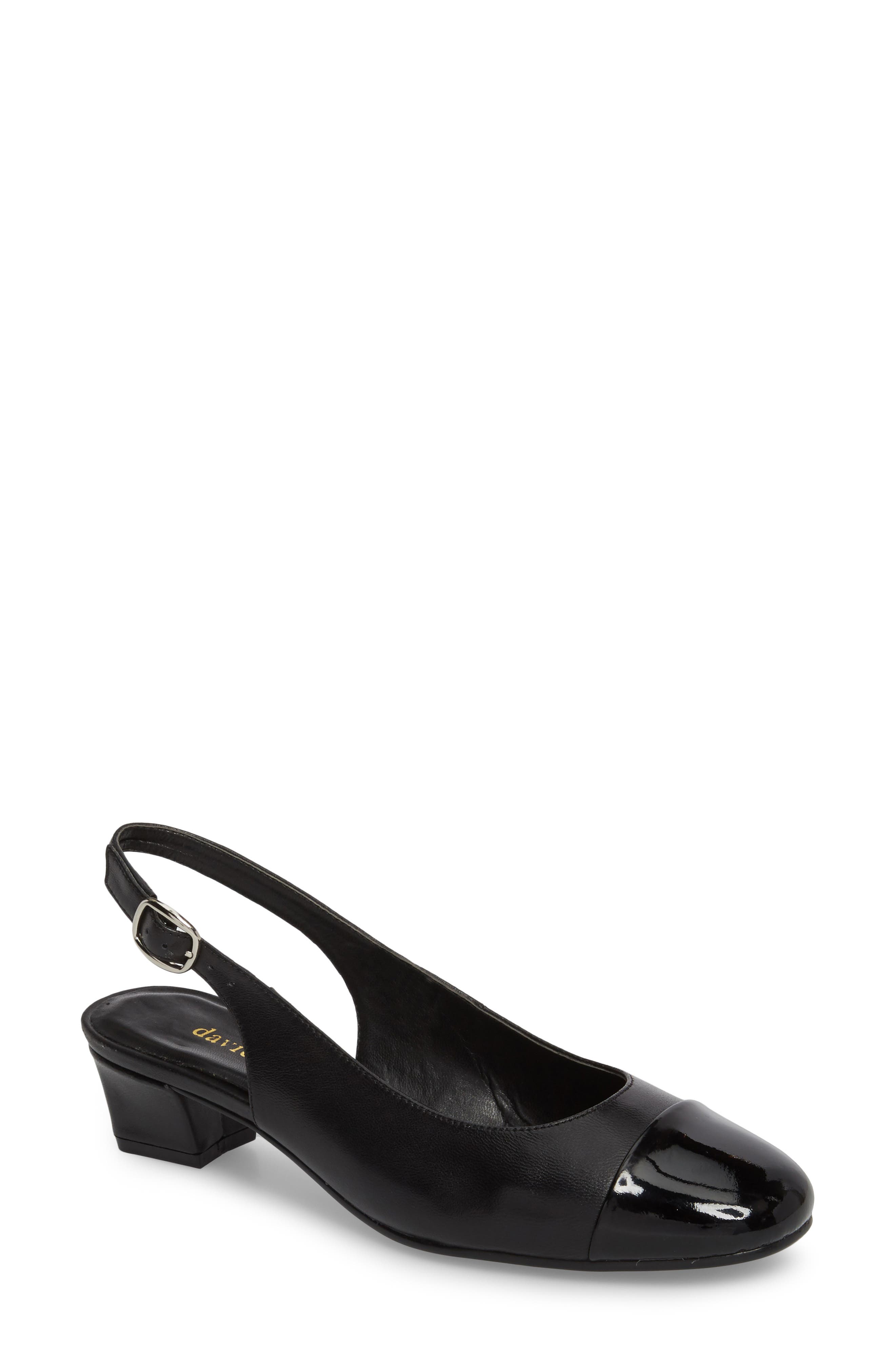 David Tate Glorious Slingback Pump, Black