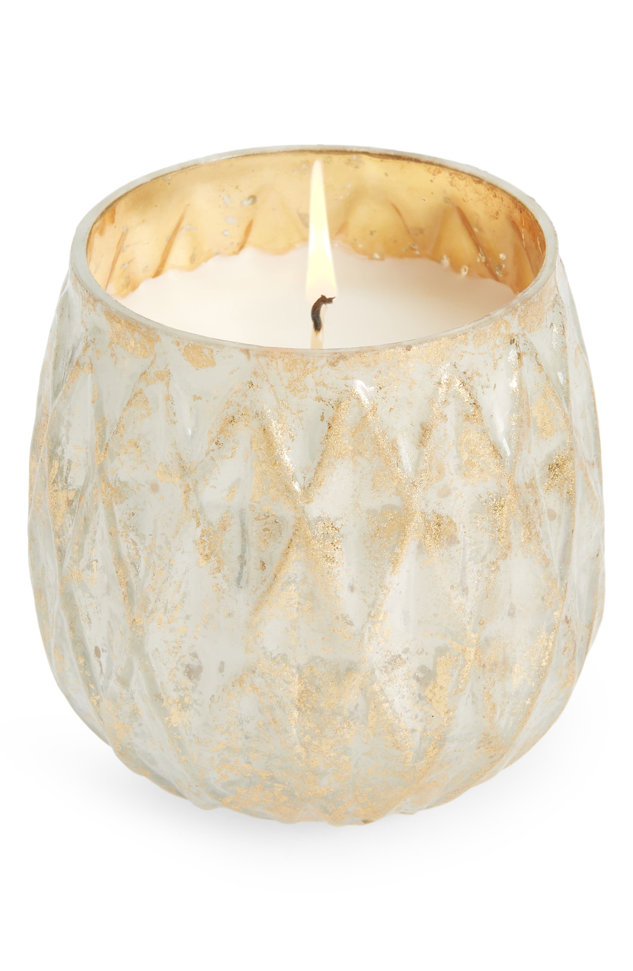 Anthropologie Home Small Distressed Foil Candle Nordstrom