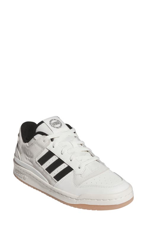 Adidas Originals Adidas Forum Low Basketball Sneaker In Cloud/black/cream White