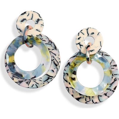 Lele Sadoughi Banded Hoop Earrings