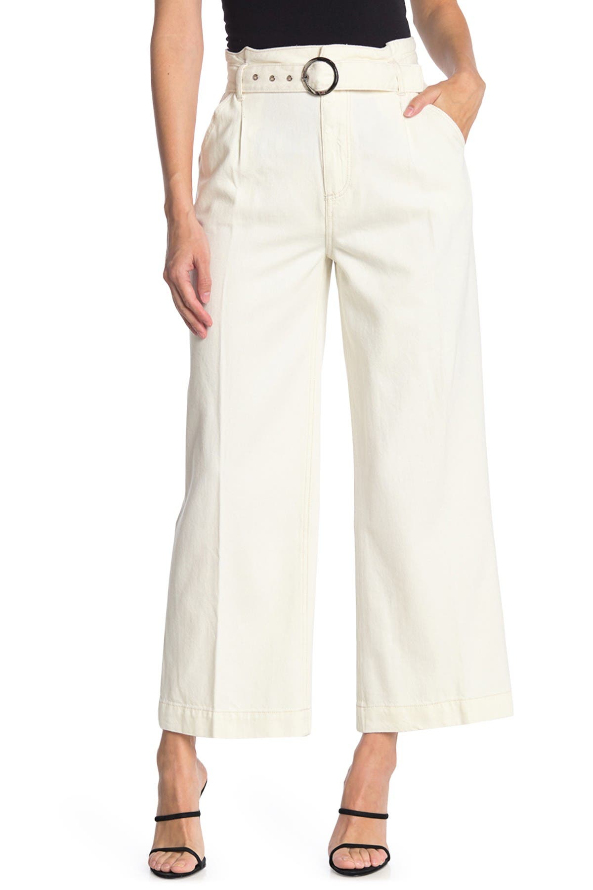 PAIGE ANESSA PANTS WITH PLEATED WAISTBAND,190161718637