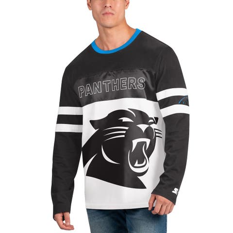 Men's Starter Heathered Black Carolina Panthers Halftime