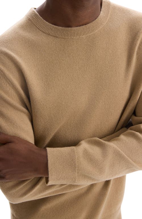 Theory Hilles Cashmere Sweater In New Camel