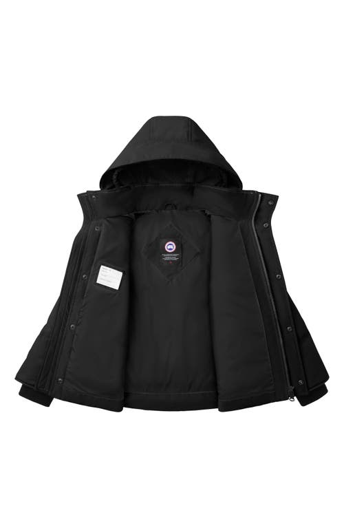 Shop Canada Goose Kids' Snowy Owl Down Parka In Black