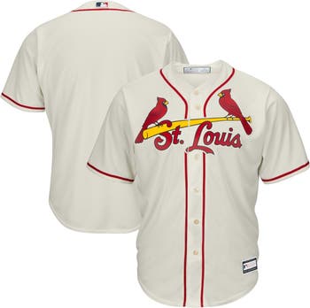 Profile Men's Cream St. Louis Cardinals Big & Tall Replica Team Jersey