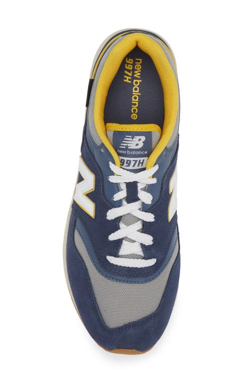 Shop New Balance 997 H Sneaker In Nb Navy/vintage Indigo