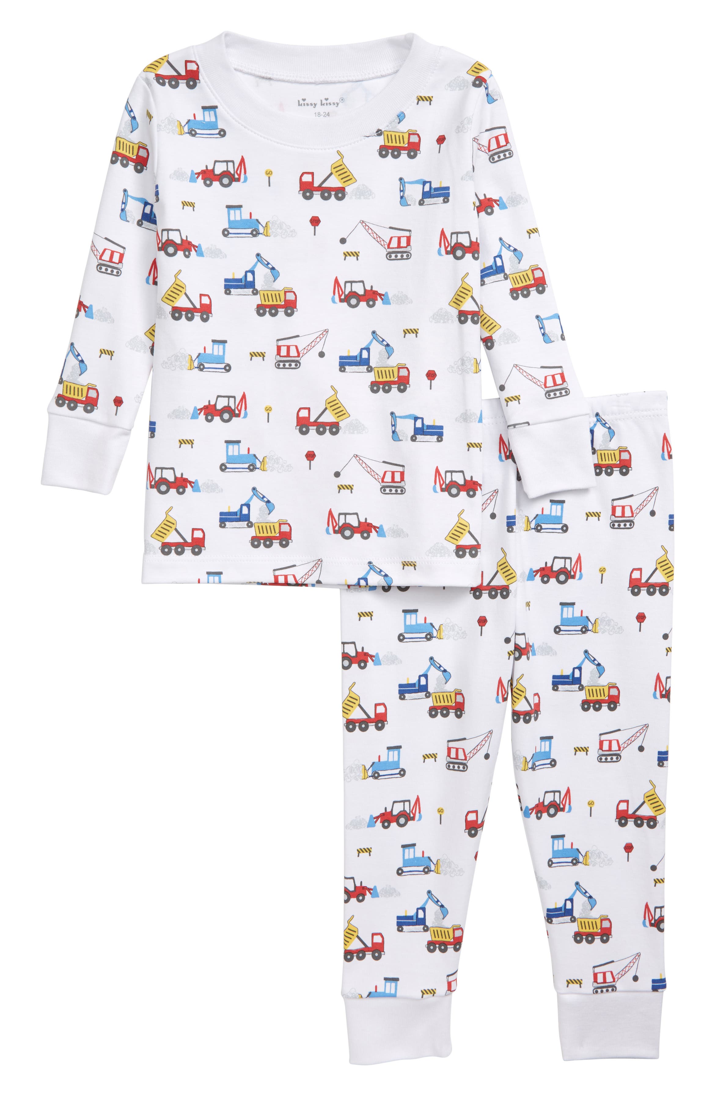 Kissy Kissy Diggers Fitted Two-Piece Pajamas (Baby) | Nordstrom