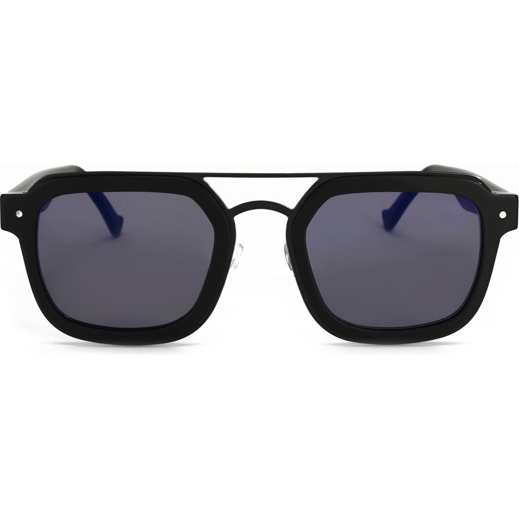Grey Ant Notizia 51mm Rectangle Sunglasses In Black