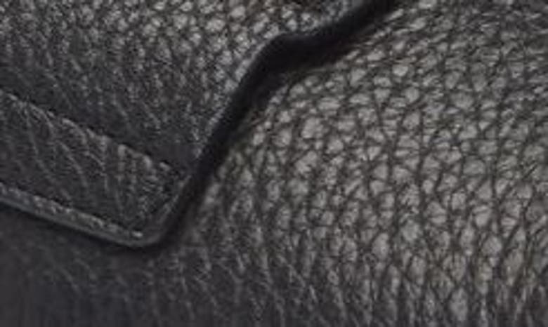 Dolce & Gabbana Leather Loafers With Round Toe And Textured Finish In Nero