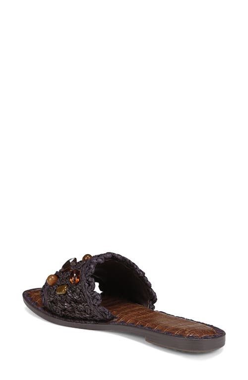 Sam Edelman Graciela Beaded Slide Sandal Pinto Brown In Pinto Brown