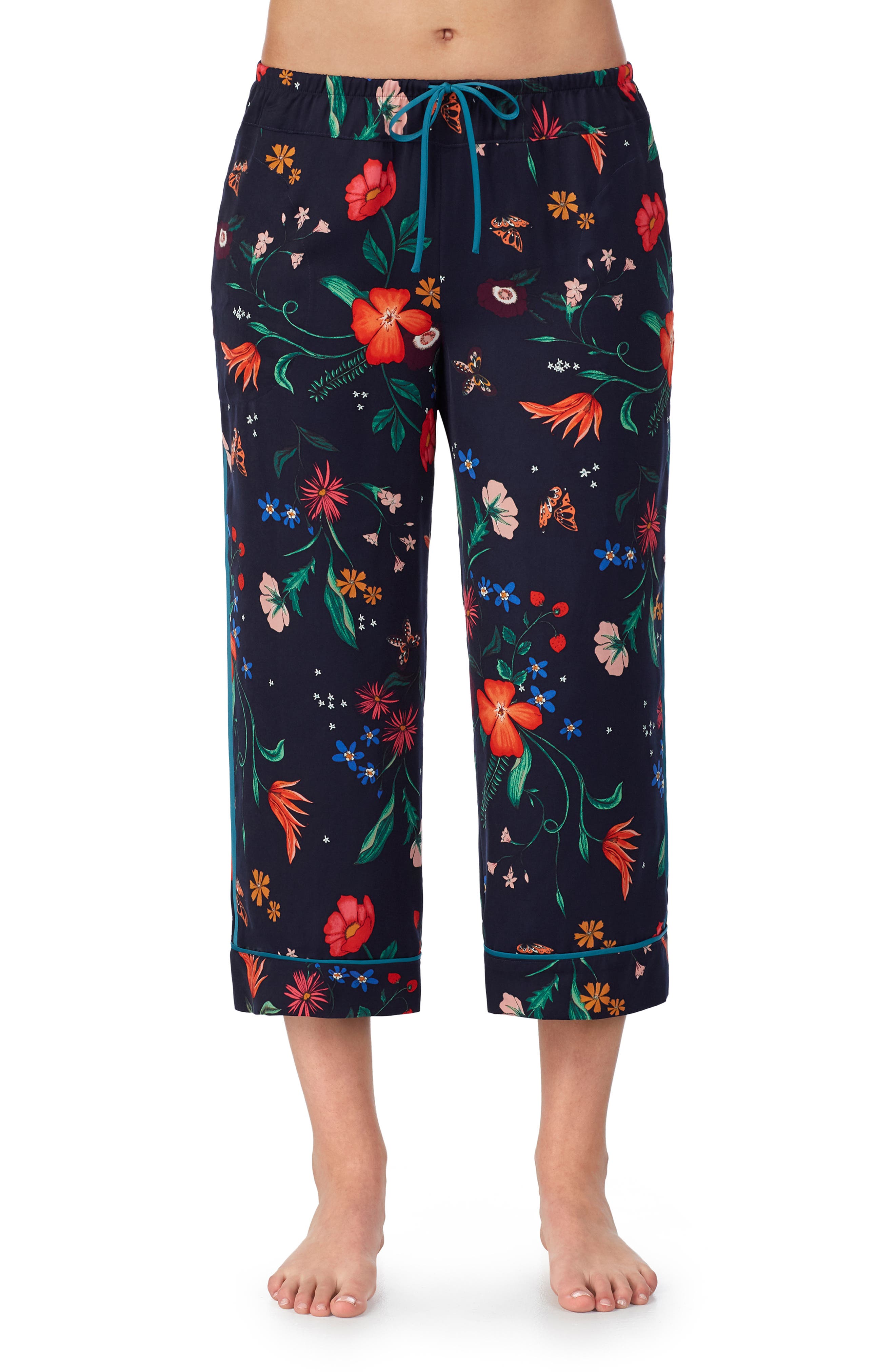 Room Service Cropped Pajamas Pants, Blue (Nordstrom Exclusive)
