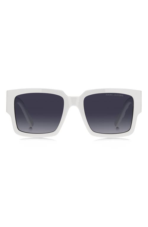 Marc Jacobs 55mm Square Sunglasses In White