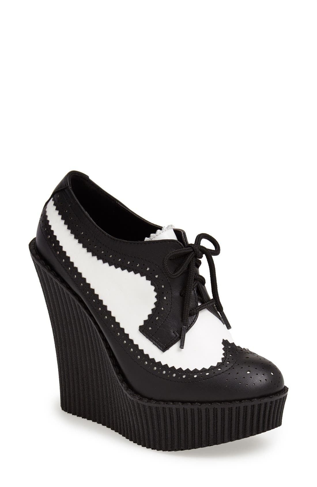 T.U.K. Wingtip Creeper Wedge (Women) Nordstrom