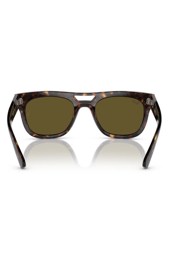 Shop Ray Ban Phil 54mm Square Sunglasses In Havana