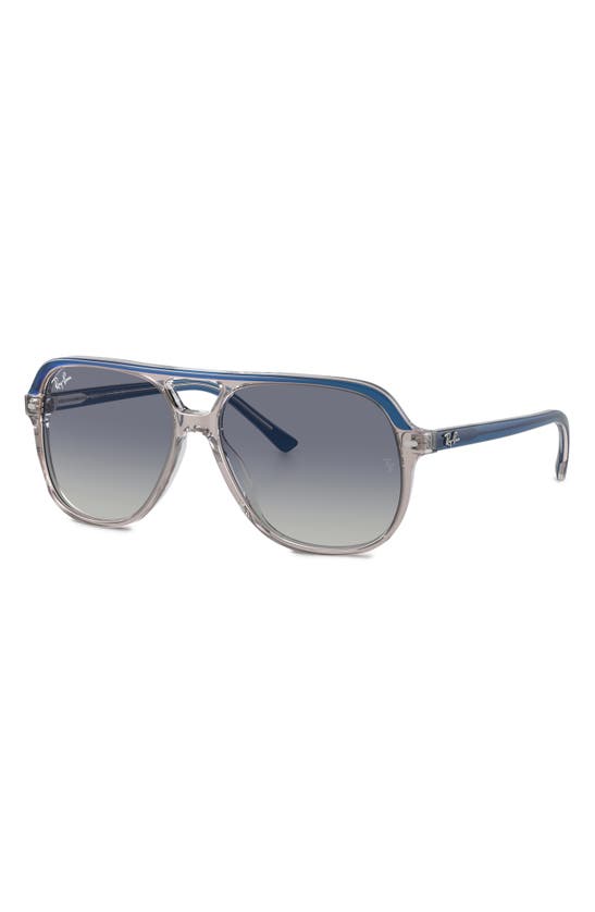 Ray Ban Junior Bill 52mm Gradient Square Sunglasses In Grey