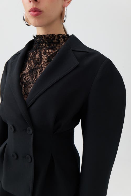 Shop Nocturne Fitted Jacket In Black