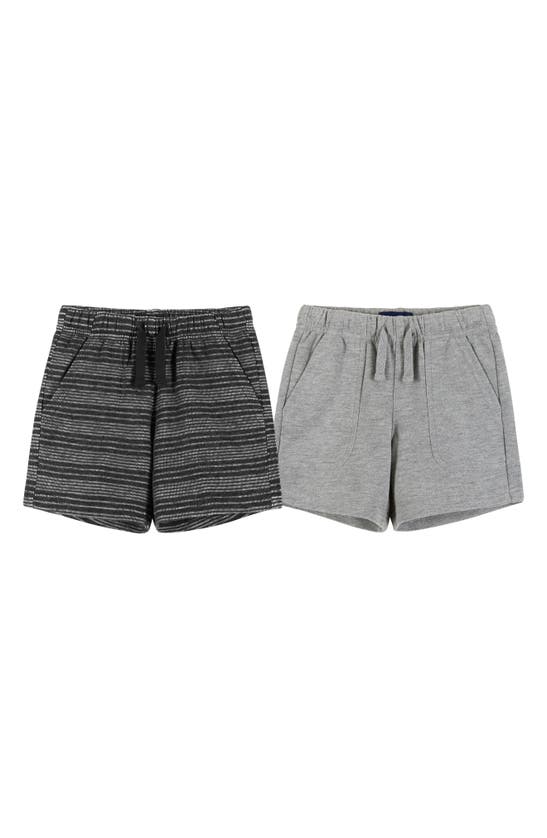 Andy & Evan Kids' 2-pack French Terry Shorts In Navy