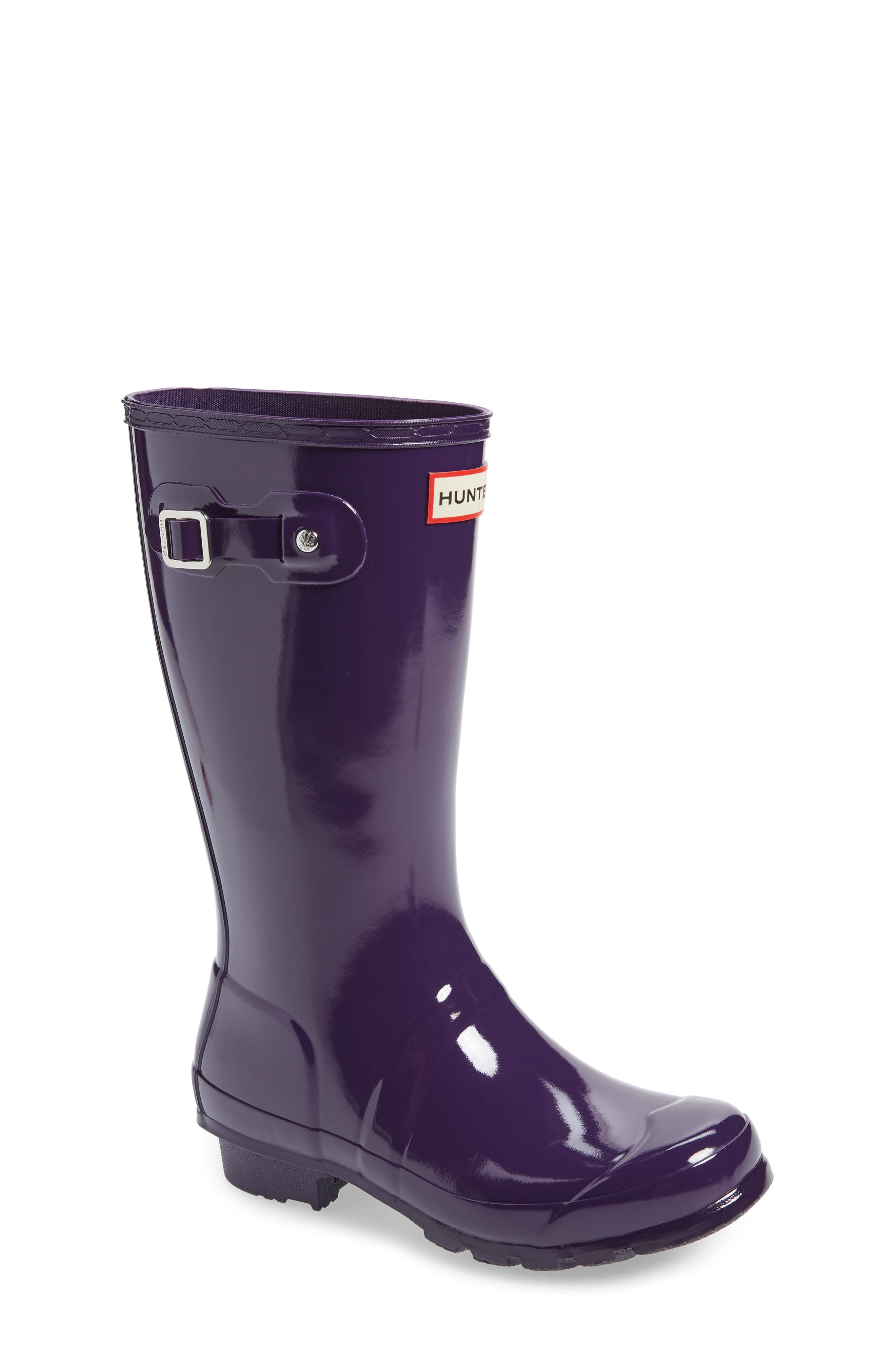 kids purple hunter boots