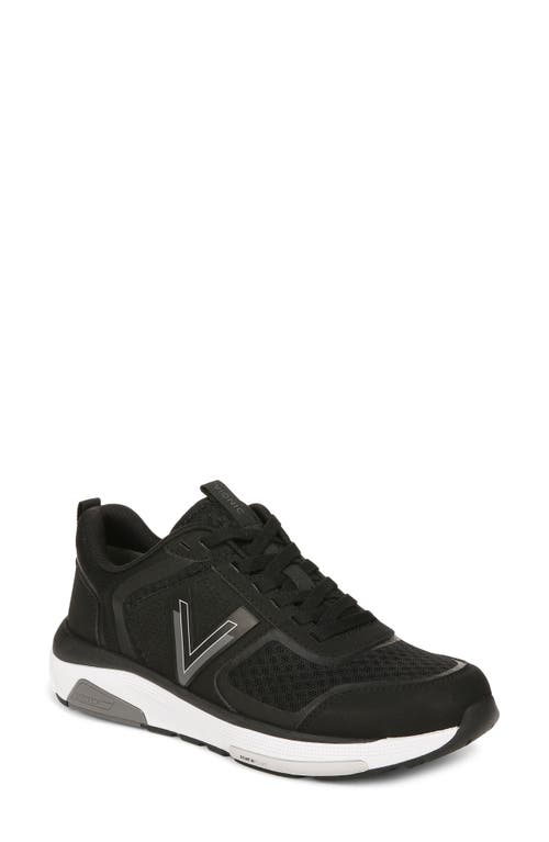 Vionic Strider Tech Walking Shoe In Black/charcoal